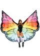 Women's Festival Rainbow Butterfly Wings Multi One Size