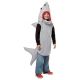 Boys Sand Shark One-Piece Halloween Costume Medium (7-10)