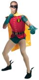 Grand Heritage Men's Robin Classic Batman Tv Show 1966 Costume, Large