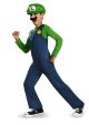 Super Mario Brothers Luigi Classic Boys Costume Medium (7-8)