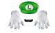 Men's Nintendo Super Mario Bros Luigi Adult Costume Accessory Kit