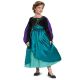 Disguise Disney Frozen 2 Anna Costume for Girls, Deluxe Dress and Cape Outfit, Child Size Extra Small (3T-4T)