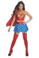 Corset with Removable Garters Adult Wonder Woman Costume Female Small