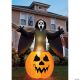 Morris GHOST FACE PUMPKIN LAWN INFLATABLE AU