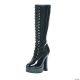 Morris LACE UP KNEE HIGH BOOTS-7MD