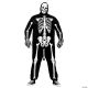 Morris MENS SKELEBONER PLUS SIZE COSTUME