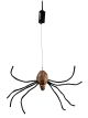 Animated Drop Down Spider Scary Creepy Halloween Prop With Light And Sound