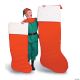 Morris PLUSH STOCKING 45IN