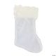 Morris SANTA STOCKING 21 IN WHITE