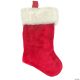 Morris SANTA STOCKING 22 IN RED PLUSH