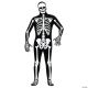 Morris SKIN SUIT SKELETON ADULT STD