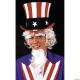 Morris UNCLE SAM WIG GOATEE EYEBROW G