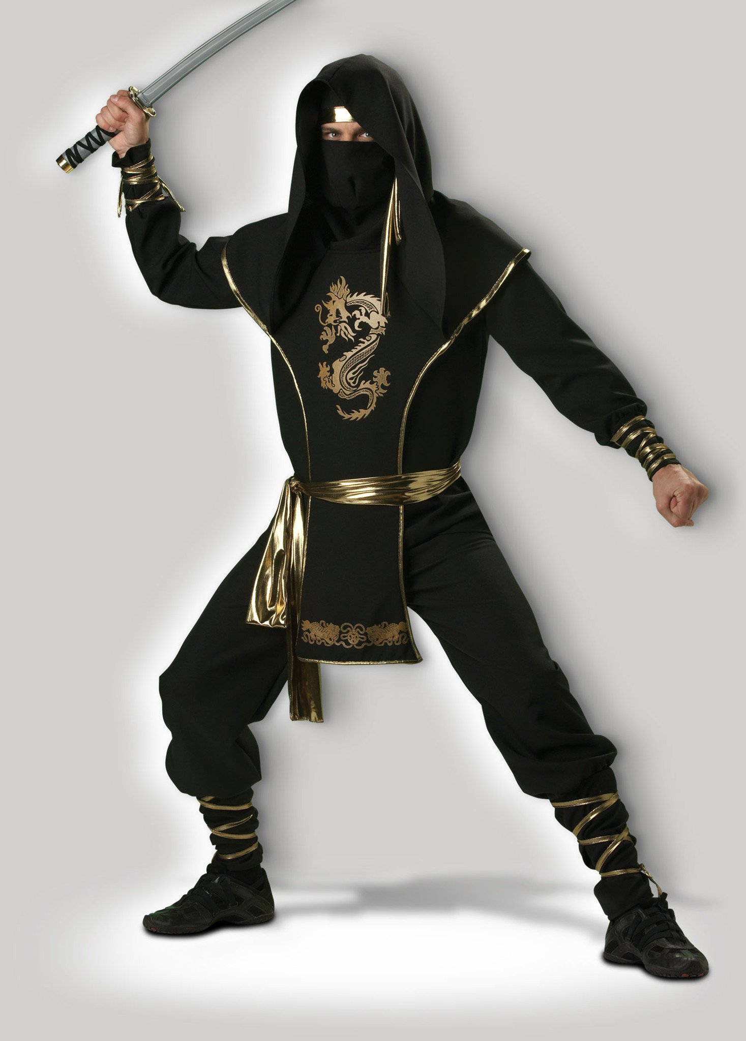 Adult Ninja Warrior Costume Large