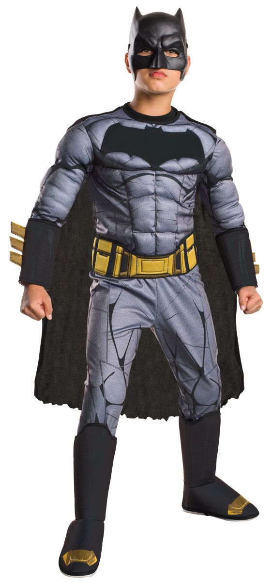 Costume Dawn of Justice Deluxe Muscle Chest Batman Costume Large