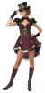 California Costumes Women's Steampunk Adult, Burgundy/Brown, Medium