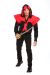 Halloween Wholesalers ® Pirate Assassin - Black and Red Costume, one size fits Most