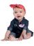 Princess Paradise Rosie The Riveter Baby Costume, As Shown, 6-12 Months