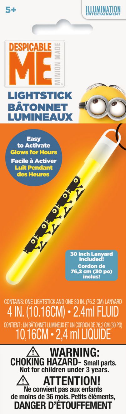 2 inch Mini Glow Sticks - Yellow